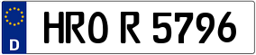 Truck License Plate